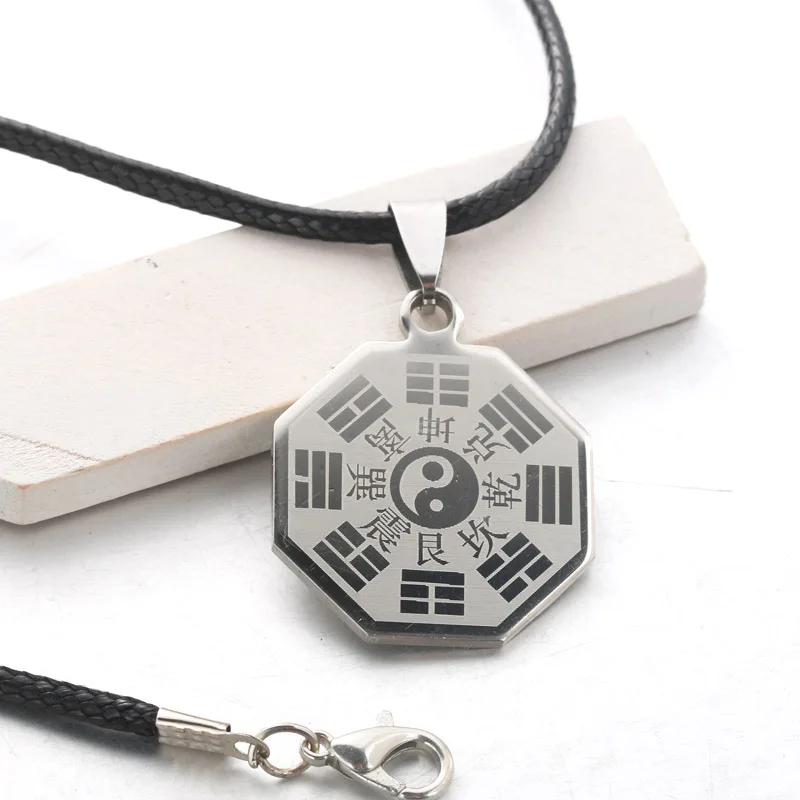 Men Chinese Tai Chi Yin Yang Gossip Amulet Charm Metal Stainless Steel Pendant Necklace Good Luck Male Jewelry
Men Chinese Tai Chi Yin Yang Gossip Amulet Charm Metal Stainless Steel Pendant Necklace Good Luck Male Jewelry