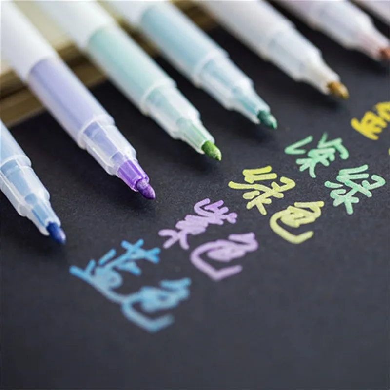 10Pcs/Set Multifunction Metallic Pen Detailed Marking Color Metal Marker Pen For Album Paper School Supplies Drawing Art
10Pcs/Set Multifunction Metallic Pen Detailed Marking Color Metal Marker Pen For Album Paper School Supplies Drawing Art