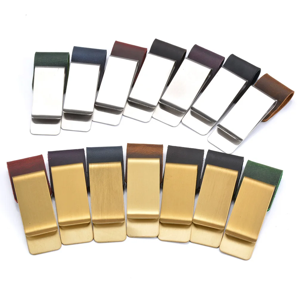 Brass & Leather Pen Clip Metal Pen clip Crazy horse/Wax leather series Accessories of Traveler's Notebook
Brass & Leather Pen Clip Metal Pen clip Crazy horse/Wax leather series Accessories of Traveler's Notebook
