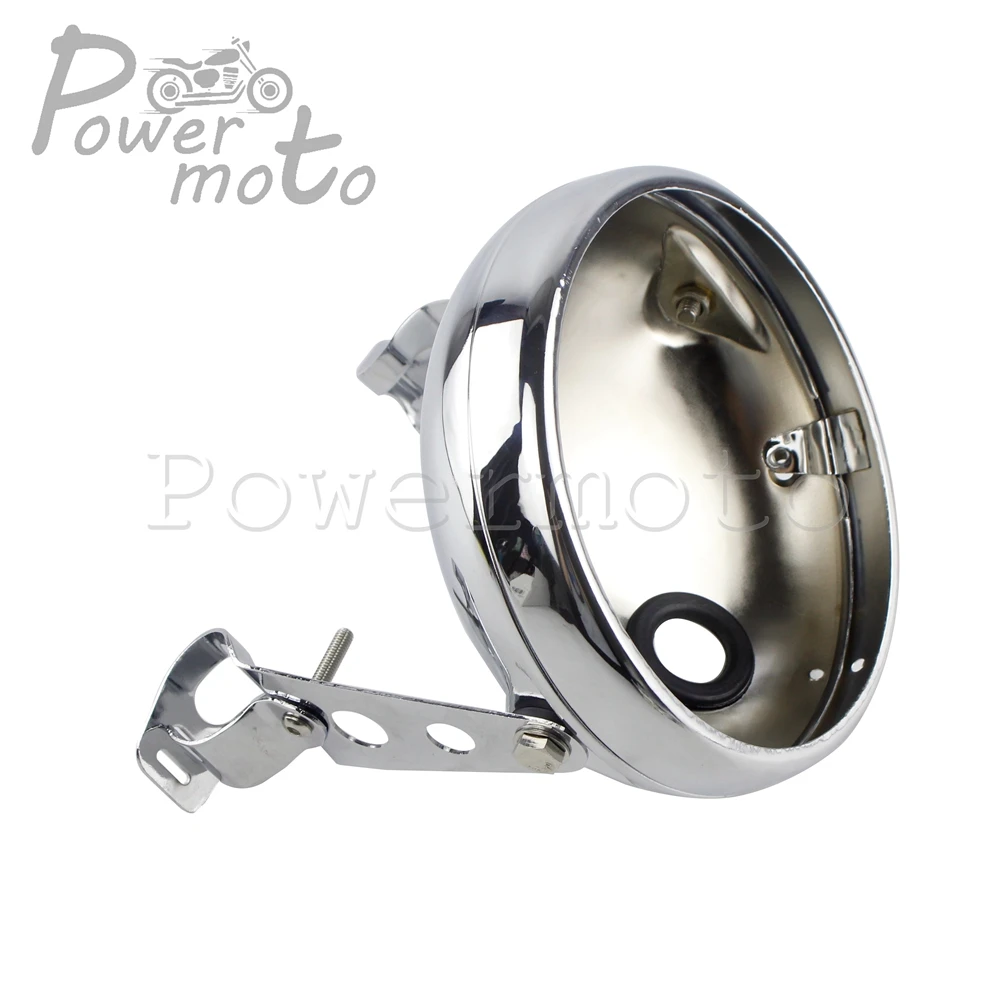 Chrome 7'' Motorcycle Headlight Housing Head Light Bulbs Shell w/ Mount Bracket For Harley Dyna Sportster Softail 883 Chopper
Chrome 7'' Motorcycle Headlight Housing Head Light Bulbs Shell w/ Mount Bracket For Harley Dyna Sportster Softail 883 Chopper