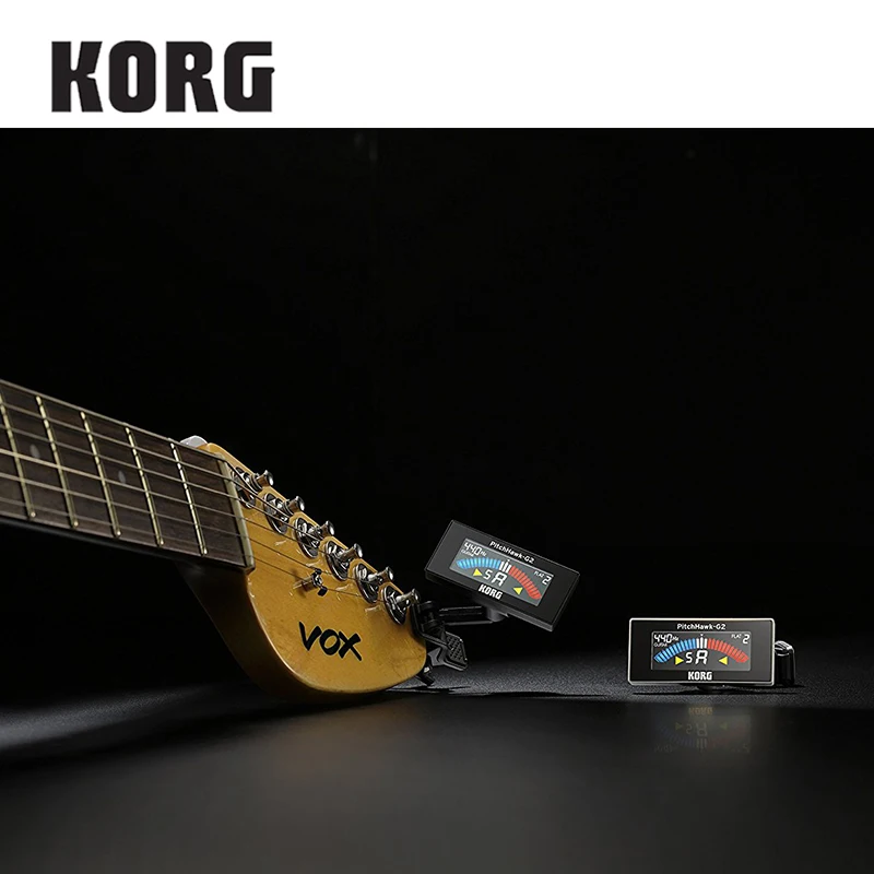 KORG Sledgehammer PithCrow-G PitchHawk-G2 Clip-On Guitar Tuner With Color LCD Tuner for Guitar/Bass/Ukulele
KORG Sledgehammer PithCrow-G PitchHawk-G2 Clip-On Guitar Tuner With Color LCD Tuner for Guitar/Bass/Ukulele