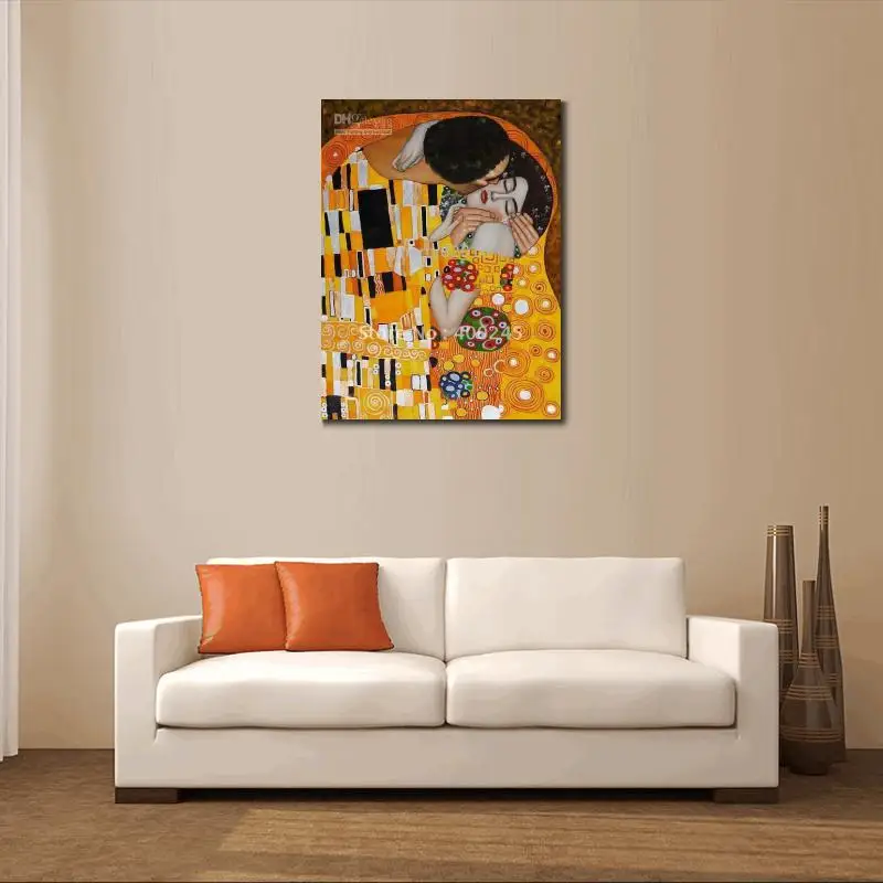 High Quality Famous oil painting Gustav Klimt Reproductions on Canvas The kiss Modern art for bedroom handmade
High Quality Famous oil painting Gustav Klimt Reproductions on Canvas The kiss Modern art for bedroom handmade