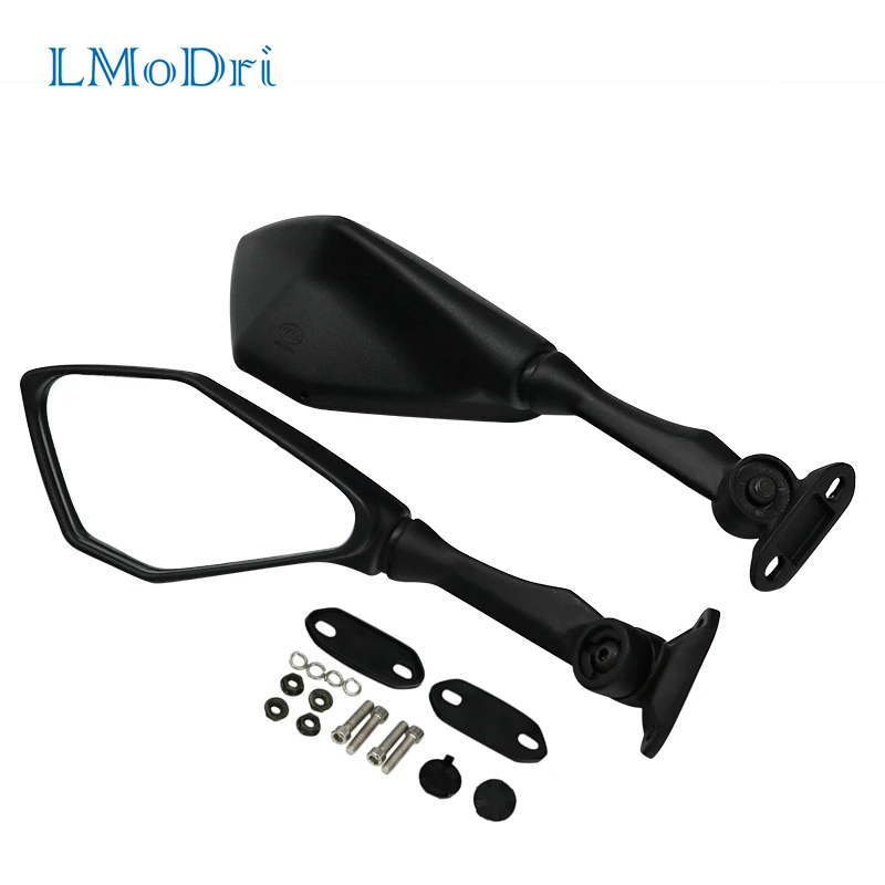 

LMoDri Motorcycle Mirror Racing Motorbike Sport Bike Rear View Mirrors For Kawasaki ZX6R ZX Honda CBR