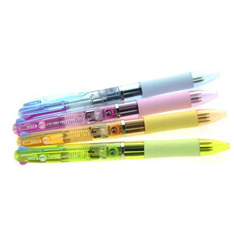 4 PCS /lot 3 colors in 1 Press Ballpoint Pen 0.7mm Classic Office& School Accessories Pen Stationery Escolar Material
4 PCS /lot 3 colors in 1 Press Ballpoint Pen 0.7mm Classic Office& School Accessories Pen Stationery Escolar Material