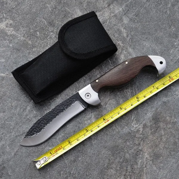 Damascus steel Folding Blade Knife 440C Stainless Steel pattern Camping knife wood handle Hunting Knives Tools + Nylon Sheath
Damascus steel Folding Blade Knife 440C Stainless Steel pattern Camping knife wood handle Hunting Knives Tools + Nylon Sheath
