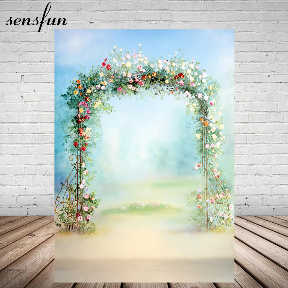Sensfun Wedding Valentine's Day Backdrop For Photo Studio Romantic Flowers Sky Blue Photography Backgrounds Customized 5x7ft
Sensfun Wedding Valentine's Day Backdrop For Photo Studio Romantic Flowers Sky Blue Photography Backgrounds Customized 5x7ft
