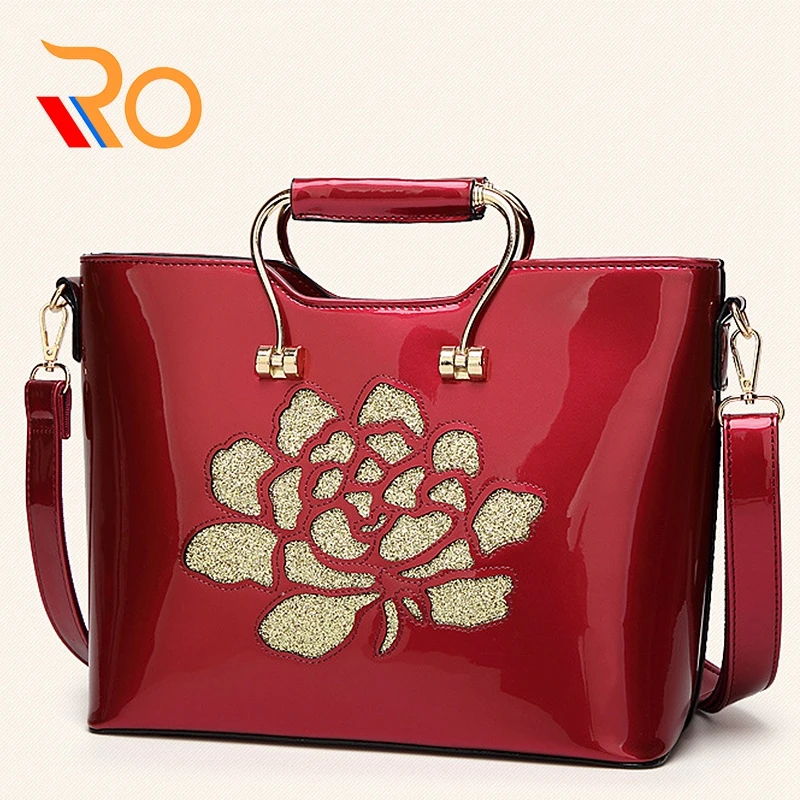 New Luxury Europe Fashion Women Bag Embroidery Floral Bag Patent Leather Famous Brand Shoulder Handbag Ladies Messenger Bag
New Luxury Europe Fashion Women Bag Embroidery Floral Bag Patent Leather Famous Brand Shoulder Handbag Ladies Messenger Bag
