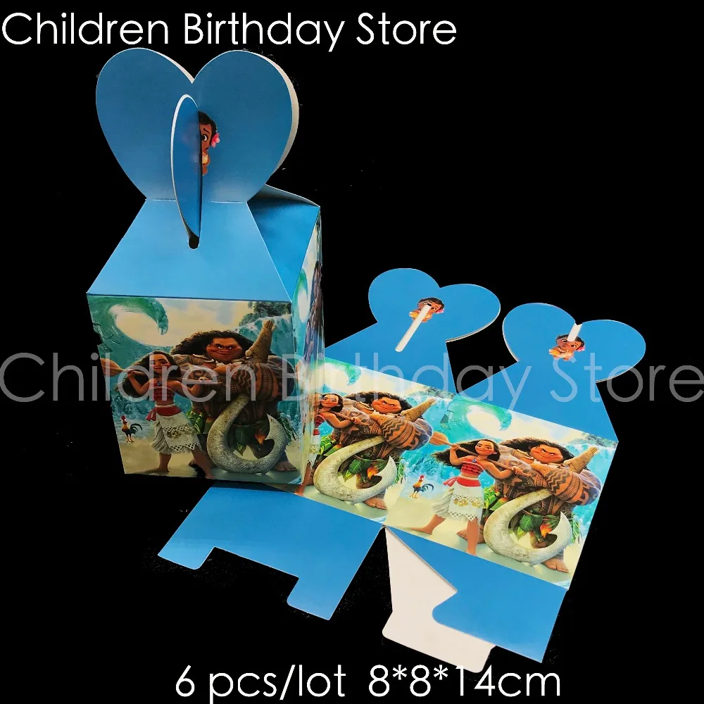 6pcs/lot Moana gift boxes Moana theme birthday party decorations baby shower party supplies Moana candy boxes
6pcs/lot Moana gift boxes Moana theme birthday party decorations baby shower party supplies Moana candy boxes