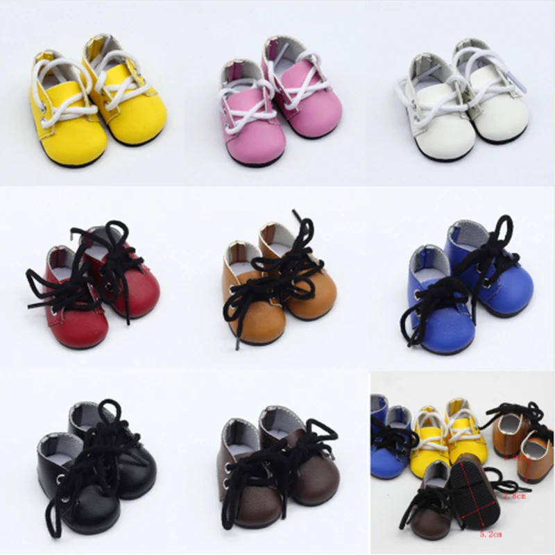 5*2.8 CM PU leather Mini Toy Shoes For EXO Dolls Fit For 14.5 Inch Doll as For BJD Accessories girl dolls gift toys
5*2.8 CM PU leather Mini Toy Shoes For EXO Dolls Fit For 14.5 Inch Doll as For BJD Accessories girl dolls gift toys