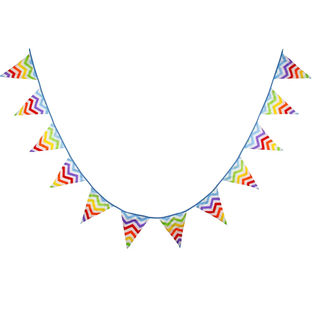 2019New 12 Flags - 3.2M Cotton Fabric Banners Rainbow Bunting Decor Birthday Party Decoration Baby shower bunting
2019New 12 Flags - 3.2M Cotton Fabric Banners Rainbow Bunting Decor Birthday Party Decoration Baby shower bunting