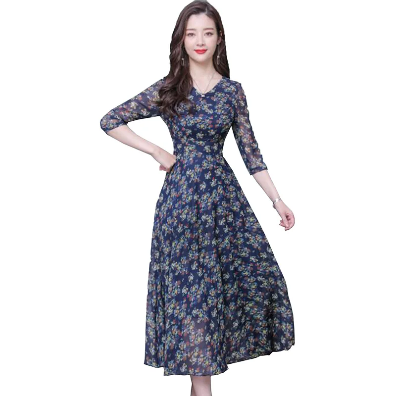 Женское шифоновое платье с цветочным принтом, богемное винтажное ТРАПЕЦИЕВИДНОЕ ПЛАТЬЕ С Рукавом 3/4, повседневное длинное пляжное платье, л... 
Женское шифоновое платье с цветочным принтом, богемное винтажное ТРАПЕЦИЕВИДНОЕ ПЛАТЬЕ С Рукавом 3/4, повседневное длинное пляжное платье, л...