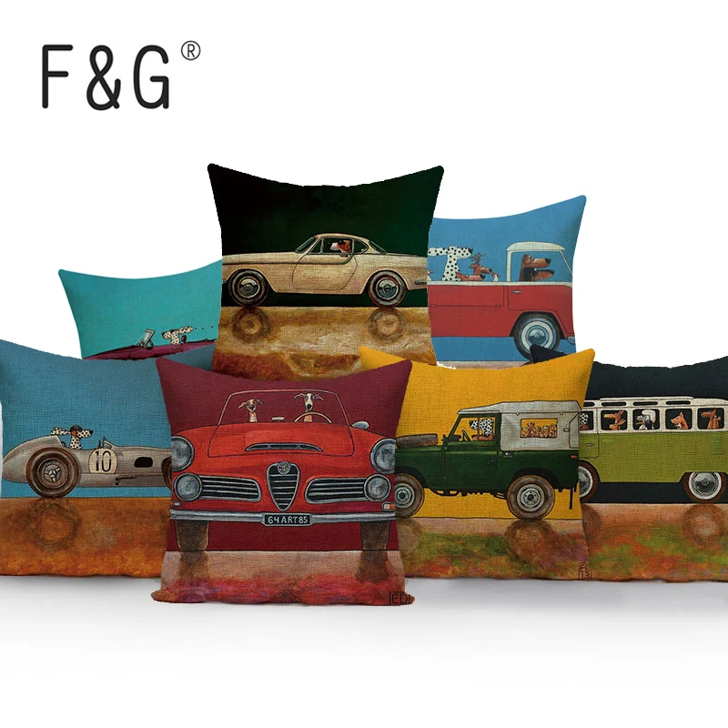 Cartoon car pillow cover outdoor cushions High Quality throw pillows cute dog print cushions decorative Custom cover cushion
Cartoon car pillow cover outdoor cushions High Quality throw pillows cute dog print cushions decorative Custom cover cushion