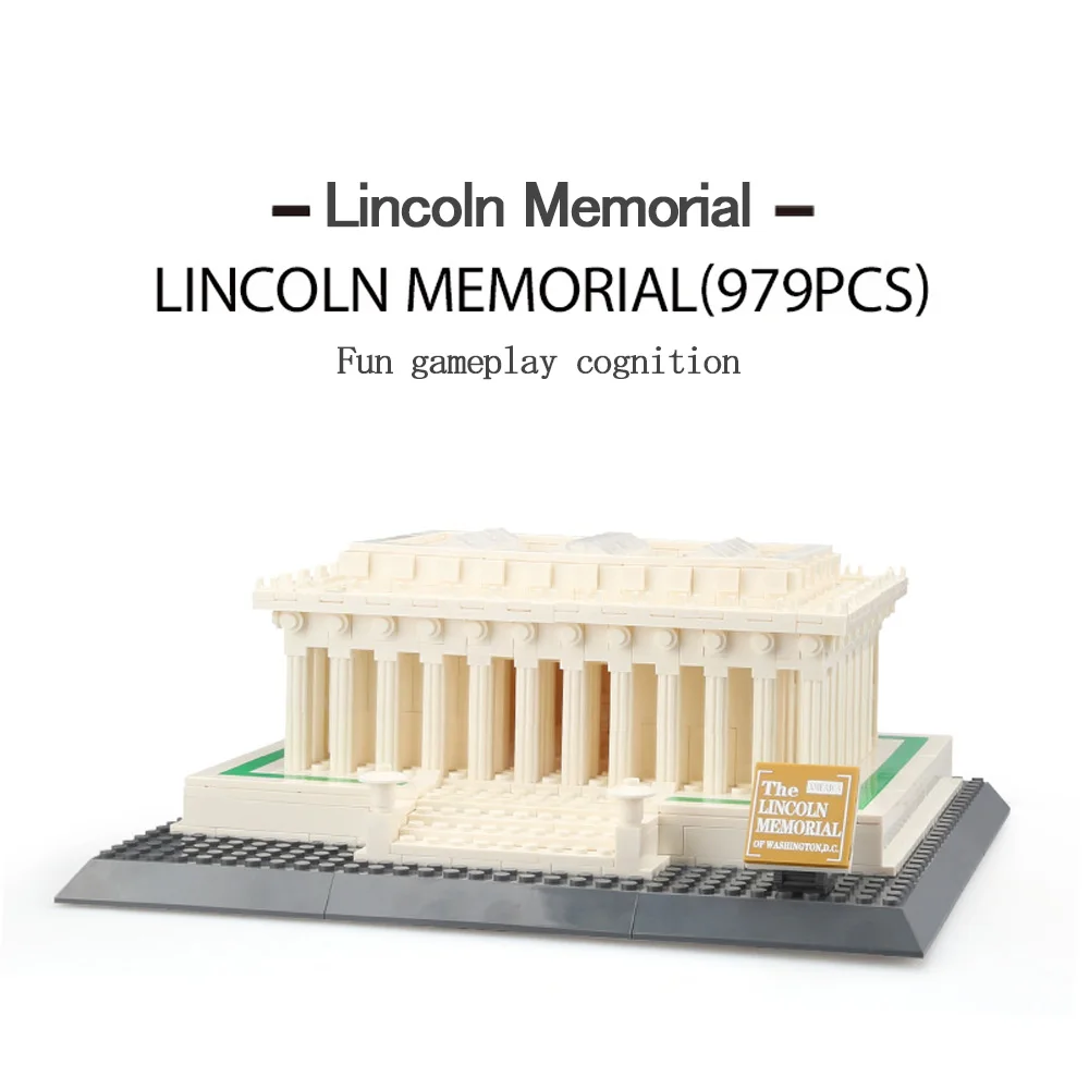 WANGE The Lincoln мемориальная архитектура фигурки конструктора строительные блоки игрушки для детей Рождественский подарок
WANGE The Lincoln мемориальная архитектура фигурки конструктора строительные блоки игрушки для детей Рождественский подарок