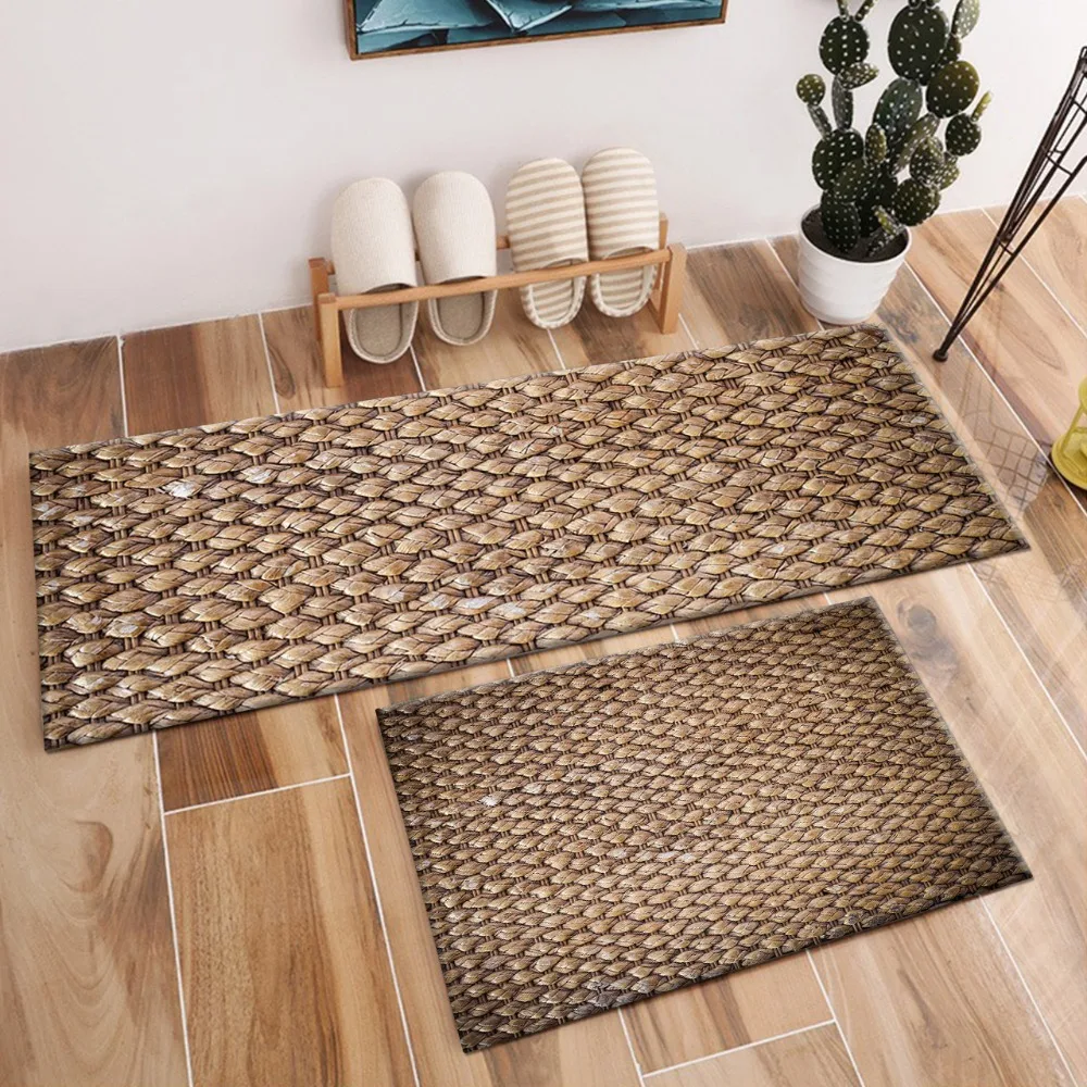 LB Straw Weave Pattern Crystal Velvet Area Rug And Carpet For Baby Home Living Room Toilet Bedroom kitchen Door Floor Bath Mats
LB Straw Weave Pattern Crystal Velvet Area Rug And Carpet For Baby Home Living Room Toilet Bedroom kitchen Door Floor Bath Mats