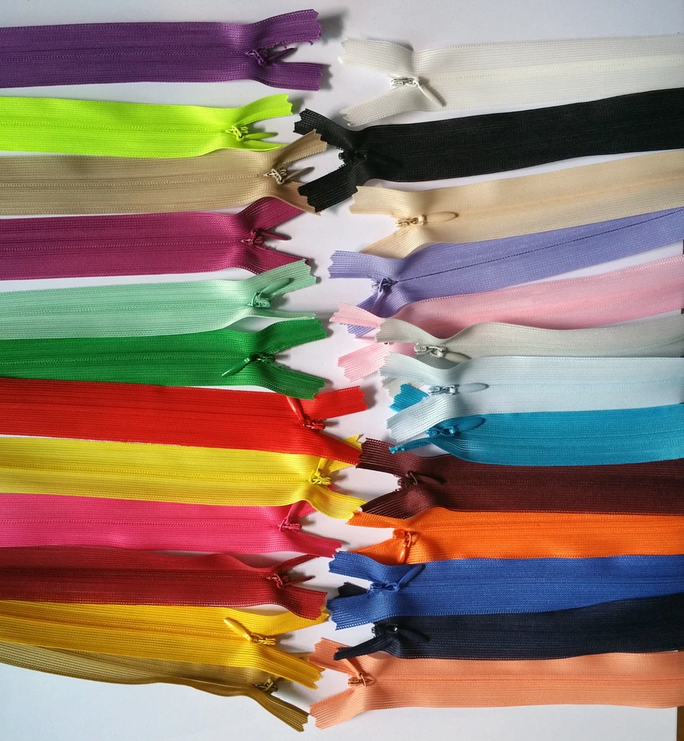 (can choose the colors) high quality 3# Invisible Zippers 50PCS 60CM Close End Nylon Zippers For Sewing Tailor Tools 25 Colors
(can choose the colors) high quality 3# Invisible Zippers 50PCS 60CM Close End Nylon Zippers For Sewing Tailor Tools 25 Colors
