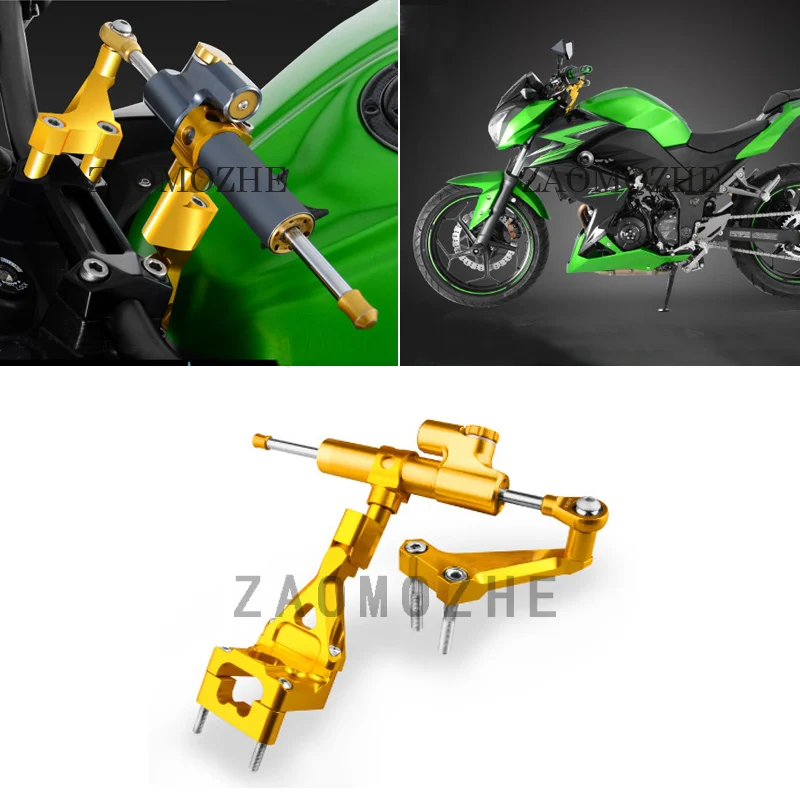 FOR KAWASAKI Z300 2015 2016 Motorcycle CNC Universal Stabilizer Damper Complete Steering Mounting Bracket
FOR KAWASAKI Z300 2015 2016 Motorcycle CNC Universal Stabilizer Damper Complete Steering Mounting Bracket