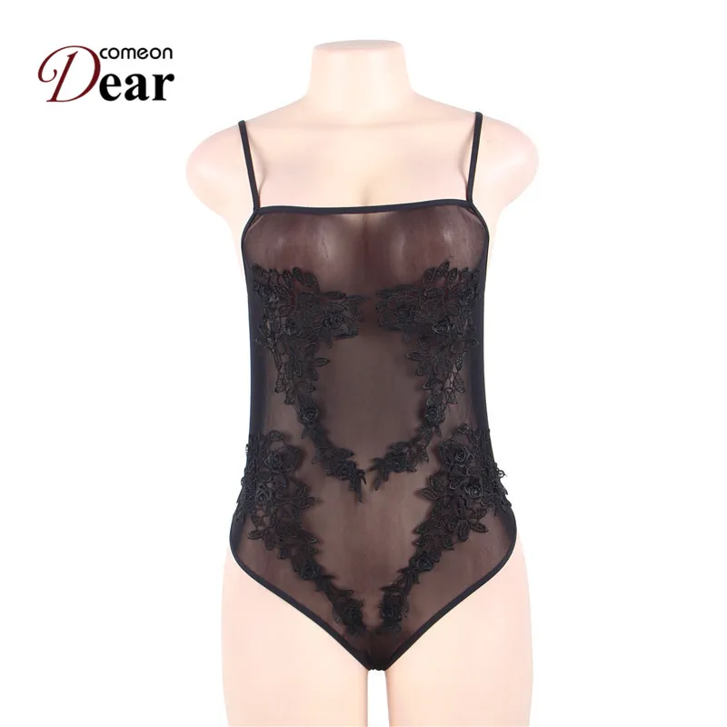 Comeondear Floral Lace Bodysuit Sheer Sexy Romper Womens Jumpsuit Sleeveless Women Short Overalls Backless Lady Playsuit RJ80613
Comeondear Floral Lace Bodysuit Sheer Sexy Romper Womens Jumpsuit Sleeveless Women Short Overalls Backless Lady Playsuit RJ80613