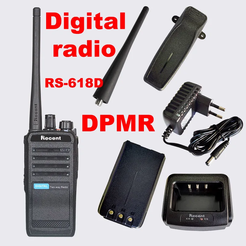 RS-618D профессиональная цифровая Двусторонняя радиостанция DPMR UHF 400-470 МГц 4 Вт/1 Вт мощная рация 16 каналов хранения
RS-618D профессиональная цифровая Двусторонняя радиостанция DPMR UHF 400-470 МГц 4 Вт/1 Вт мощная рация 16 каналов хранения