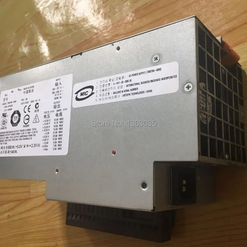 97P2330 7000786 0000 850 Вт источник питания для p520 pSeries RS6000 PSU протестированный рабочий|power