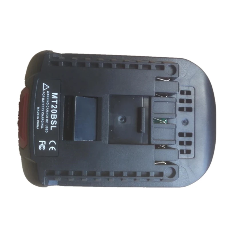 MT20BSL Battery Converter Adapter For Makita 18V Li-ion Battery BL1830 BL1850 BL1860 Used to For Bosch 18V Electric Tool
MT20BSL Battery Converter Adapter For Makita 18V Li-ion Battery BL1830 BL1850 BL1860 Used to For Bosch 18V Electric Tool