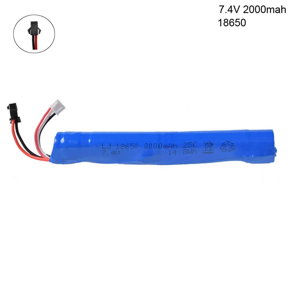 7.4v 2000mah 18650 lipo Battery for Electric water gun toy gun battery SM plug 7.4 V battery high capacity toy gun
7.4v 2000mah 18650 lipo Battery for Electric water gun toy gun battery SM plug 7.4 V battery high capacity toy gun