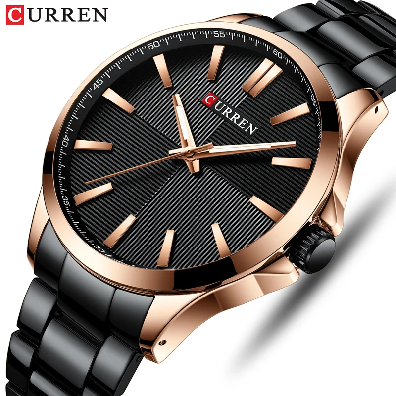 CURREN Men Analog Quartz Watch Fashion Luxury Business Watches Mens Simple Casual Stainless Steel Wristwatch Relogio Masculino
CURREN Men Analog Quartz Watch Fashion Luxury Business Watches Mens Simple Casual Stainless Steel Wristwatch Relogio Masculino