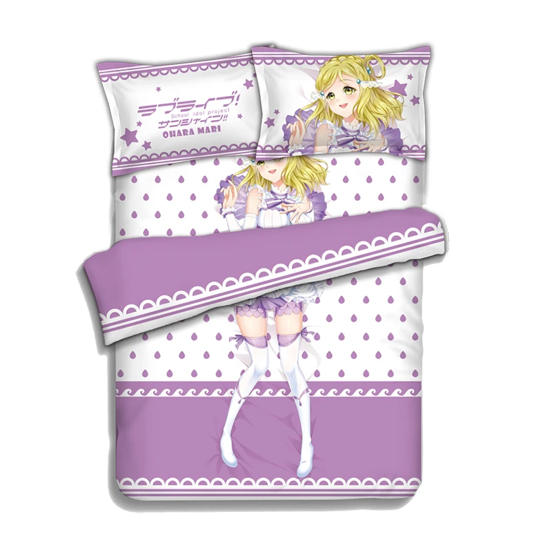 Dakimakura Anime 3D Full Print Cartoon Bed Sheet/Duvet Cover/Two Pillowcases Set
Dakimakura Anime 3D Full Print Cartoon Bed Sheet/Duvet Cover/Two Pillowcases Set