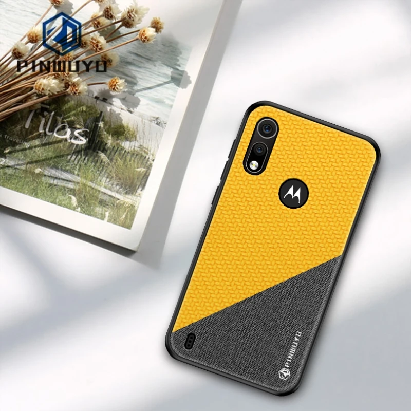 Чехол для Motorola One / Zoom Vision Action Power чехол Moto P50 P30 Note P40 Play PC + Силиконовая