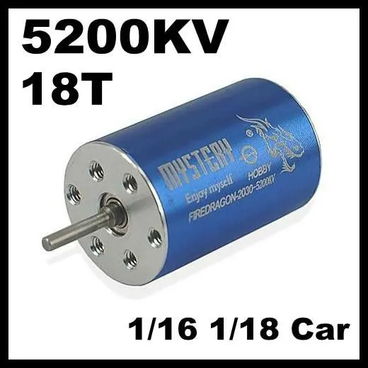 Mystery Fire Dragon 3 Chase 2 Poles 18T 5200KV HL130-2030 3G2P Sensorless Brushless Motor For 1/16 1/18 RC Car
Mystery Fire Dragon 3 Chase 2 Poles 18T 5200KV HL130-2030 3G2P Sensorless Brushless Motor For 1/16 1/18 RC Car
