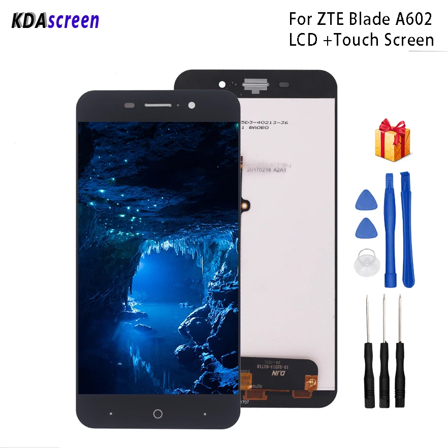 For ZTE Blade A602 LCD Display Touch Screen Digitizer Replacement For ZTE Blade A602 Display Screen LCD Phone Parts Free Tools
For ZTE Blade A602 LCD Display Touch Screen Digitizer Replacement For ZTE Blade A602 Display Screen LCD Phone Parts Free Tools