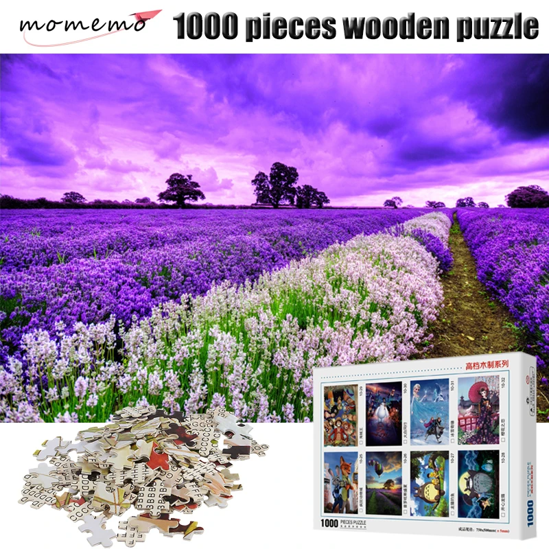 MOMEMO Lavender Field Landscape Jigsaw Puzzles 1000 Pieces Wooden Puzzle Adult Puzzle Assembling Puzzles Toys for Children Gift
MOMEMO Lavender Field Landscape Jigsaw Puzzles 1000 Pieces Wooden Puzzle Adult Puzzle Assembling Puzzles Toys for Children Gift