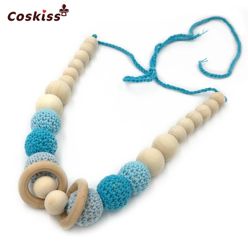 Handmade Crochet Beads Baby Teether Necklace Beads Safe Teething Necklace with Organic Natural Wood Teether Necklac Toy Wooden
Handmade Crochet Beads Baby Teether Necklace Beads Safe Teething Necklace with Organic Natural Wood Teether Necklac Toy Wooden