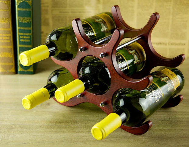 1PC Wine Racks Wooden Wine Bottle Holder for 6 Bottles Wine Stand Shelf Tabletop Decoration Home Bar Storage Shelf EJB 2042
1PC Wine Racks Wooden Wine Bottle Holder for 6 Bottles Wine Stand Shelf Tabletop Decoration Home Bar Storage Shelf EJB 2042