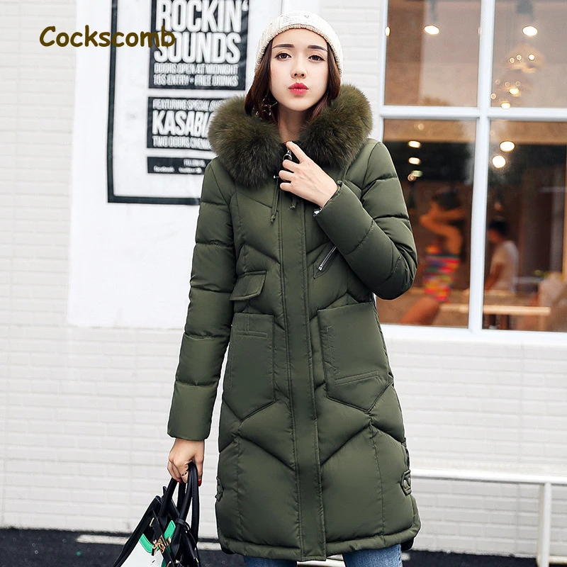 Cockscomb Brand 2018 New Collection Women's Winter Parkas Woman Faux Fur Collar Hooded Jacket Female Cotton Wadded Coats
Cockscomb Brand 2018 New Collection Women's Winter Parkas Woman Faux Fur Collar Hooded Jacket Female Cotton Wadded Coats