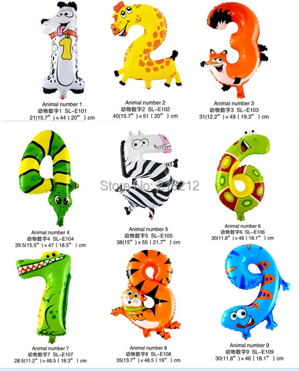16inch Animal Number Foil Balloons Kids Party Decoration Happy Birthday Wedding Decoration Ballon Gift Free Shipping
16inch Animal Number Foil Balloons Kids Party Decoration Happy Birthday Wedding Decoration Ballon Gift Free Shipping