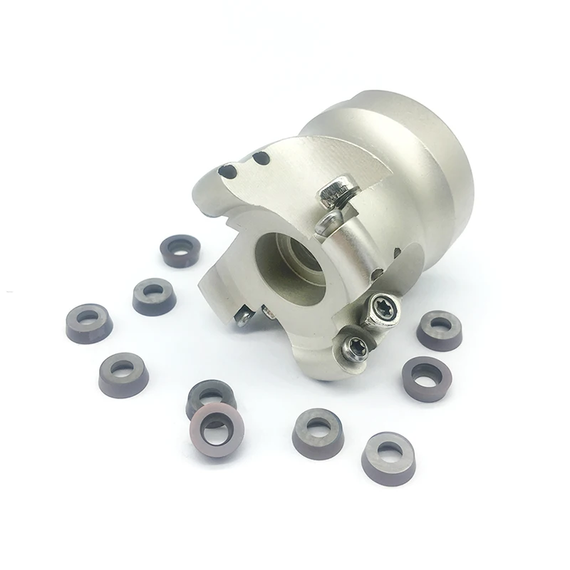 RPMW1003 10pcs + EMR 5R50-22-4T 1pcs Milling Cutter carbide Insert Face Mill Shoulder Cutter For Milling Machine
RPMW1003 10pcs + EMR 5R50-22-4T 1pcs Milling Cutter carbide Insert Face Mill Shoulder Cutter For Milling Machine