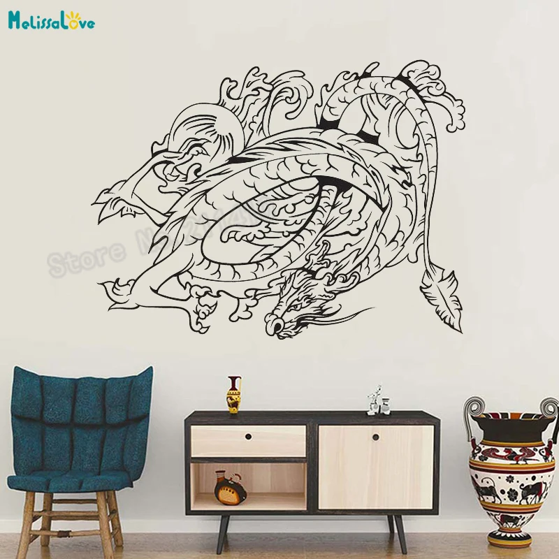 Chinese Dragon Wall Sticker Myths and Legends Art Murals Home Decor For Living Room Bedroom Self Adhesive Vinyl Decals YT474
Chinese Dragon Wall Sticker Myths and Legends Art Murals Home Decor For Living Room Bedroom Self Adhesive Vinyl Decals YT474