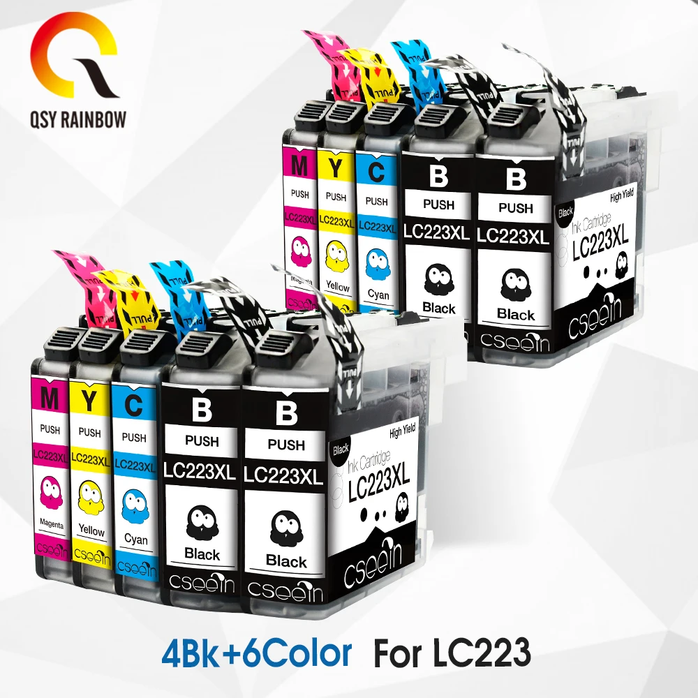 10 pcs LC223 lc 223 ink cartridge compatible for Brother MFC J4420 J4620 J4625 J5320 5620 J5625 J5720 J480 J680 J880 DCP J4120
10 pcs LC223 lc 223 ink cartridge compatible for Brother MFC J4420 J4620 J4625 J5320 5620 J5625 J5720 J480 J680 J880 DCP J4120