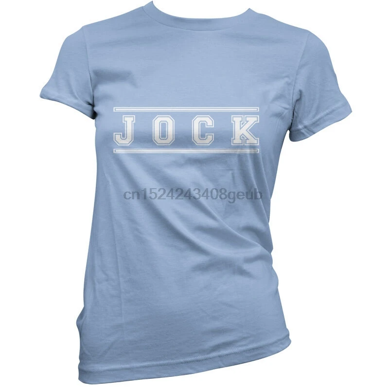 Женская футболка Jock в студенческом стиле 11 цветов без гвоздиков UK P + P|Мужские