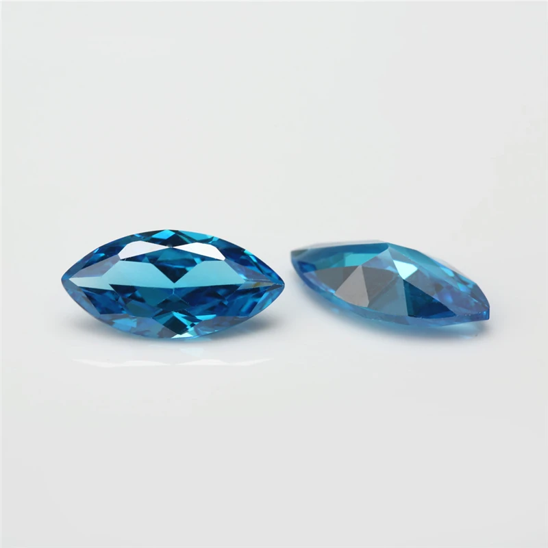 2x4-8x16mm Marquise Shape 5A Dark Seablue CZ Stone Synthetic Gems Cubic Zirconia Beads For Jewelry
2x4-8x16mm Marquise Shape 5A Dark Seablue CZ Stone Synthetic Gems Cubic Zirconia Beads For Jewelry