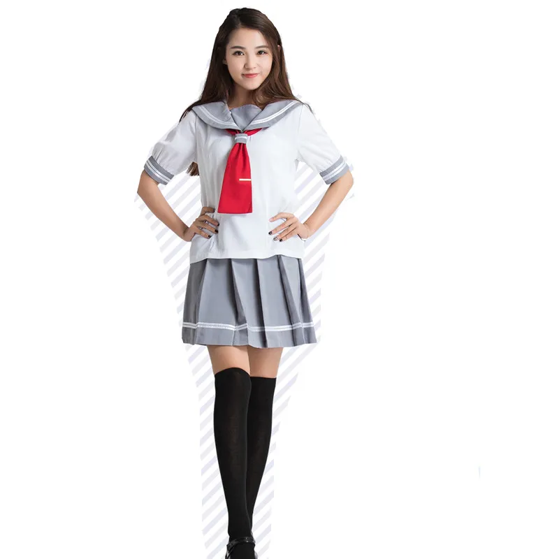 Japanese School Uniforms For gilrs Love Live Sunshine Aqours cosplay Costume Clothes Takami Chika Girls Sailor Uniforms
Japanese School Uniforms For gilrs Love Live Sunshine Aqours cosplay Costume Clothes Takami Chika Girls Sailor Uniforms
