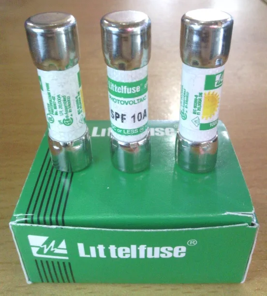 5 шт. SPF 30A Littelfuse America Netlon 10*38 Солнечный предохранитель/предохранитель 30A1000V
5 шт. SPF 30A Littelfuse America Netlon 10*38 Солнечный предохранитель/предохранитель 30A1000V
