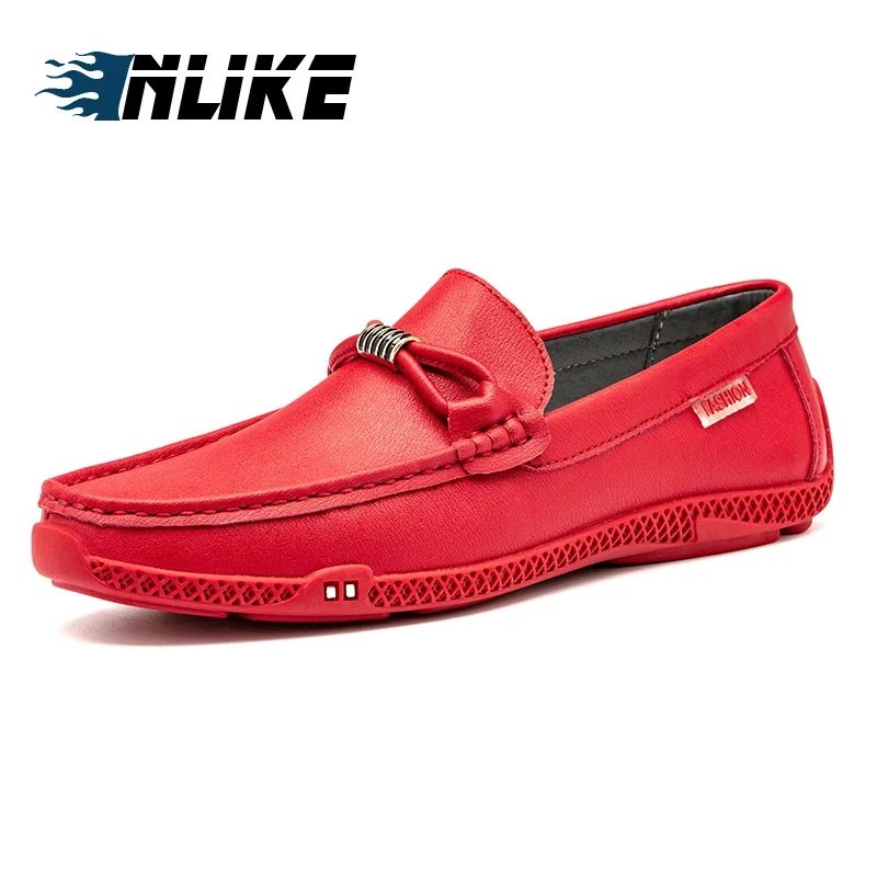 INLIKE Men Genuine Leather Loafer Shoes Leisure Leather Doug Shoes Man Moccasin Shoes Slip on Flats
INLIKE Men Genuine Leather Loafer Shoes Leisure Leather Doug Shoes Man Moccasin Shoes Slip on Flats