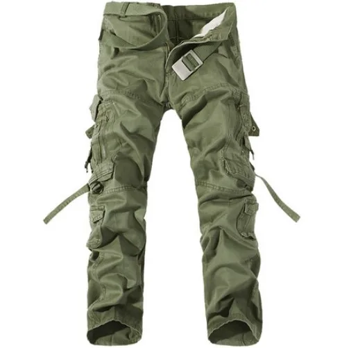 High Quality New Men's Cargo Pants Casual Army Green Big Pockets Pants Military Overall Male Outdoors Long Trousers 28-42 Plus
High Quality New Men's Cargo Pants Casual Army Green Big Pockets Pants Military Overall Male Outdoors Long Trousers 28-42 Plus