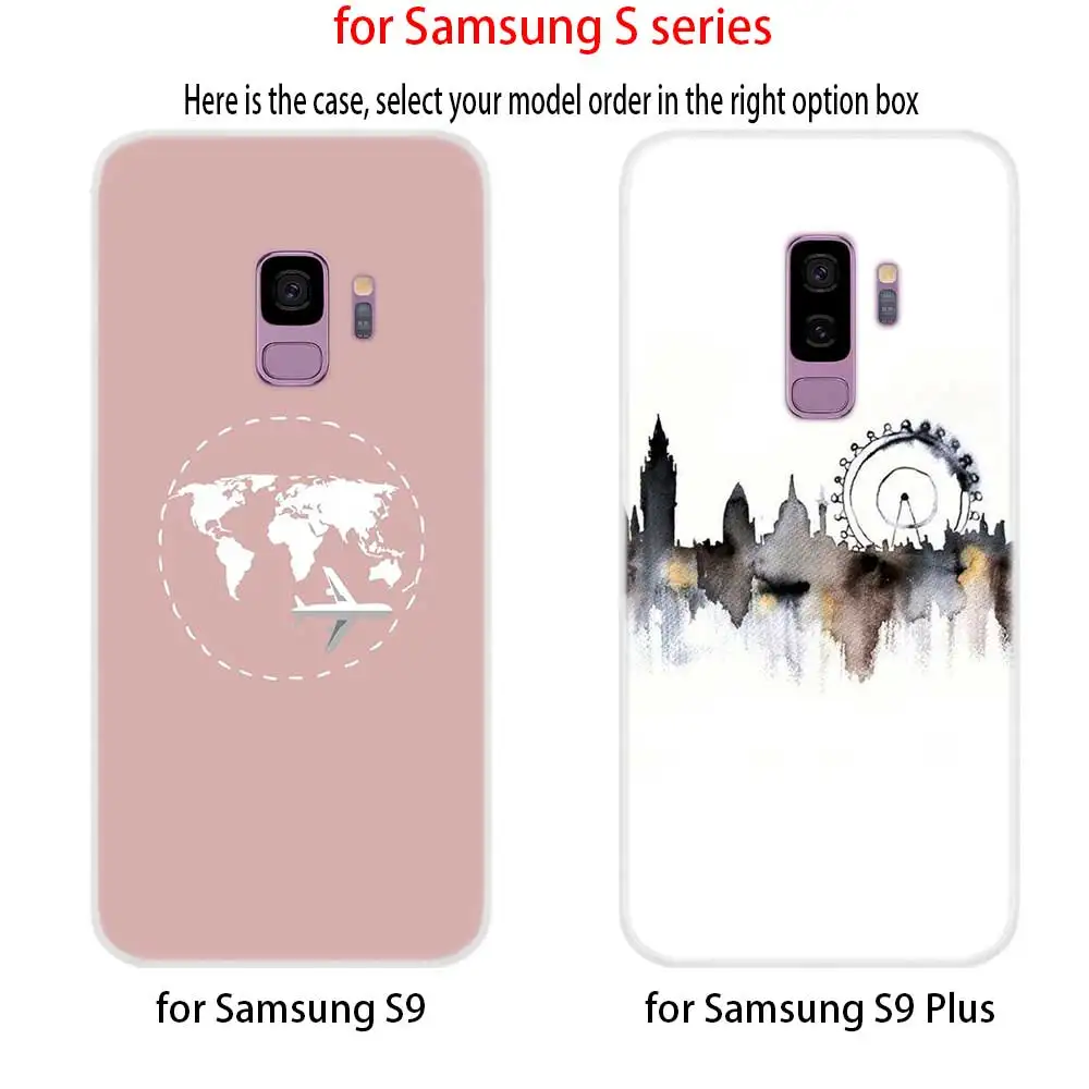 Мягкий силиконовый чехол для Samsung S30 S20 S11 S10 S9 S8 Plus lite 11e 10e Uitra S7Edge S10e дорожные планы