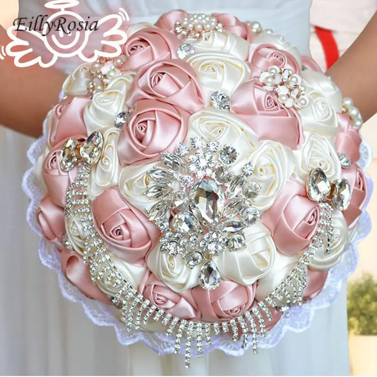 Westearn Style Wedding Bouquets Designer Bridal Flowers Custom Made Satin Flowers Roses Crystals Jewelry boeket blumenstrauss
Westearn Style Wedding Bouquets Designer Bridal Flowers Custom Made Satin Flowers Roses Crystals Jewelry boeket blumenstrauss