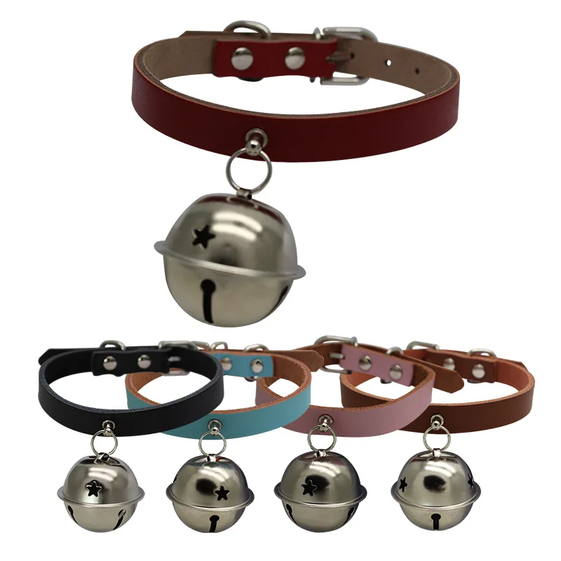 Puppy Dog Leather Collar With Big Bell Jingle Pet Necklace Fashion Cute Collars Collar With Bell Dogs Cats Puppy Kitten Gift
Puppy Dog Leather Collar With Big Bell Jingle Pet Necklace Fashion Cute Collars Collar With Bell Dogs Cats Puppy Kitten Gift