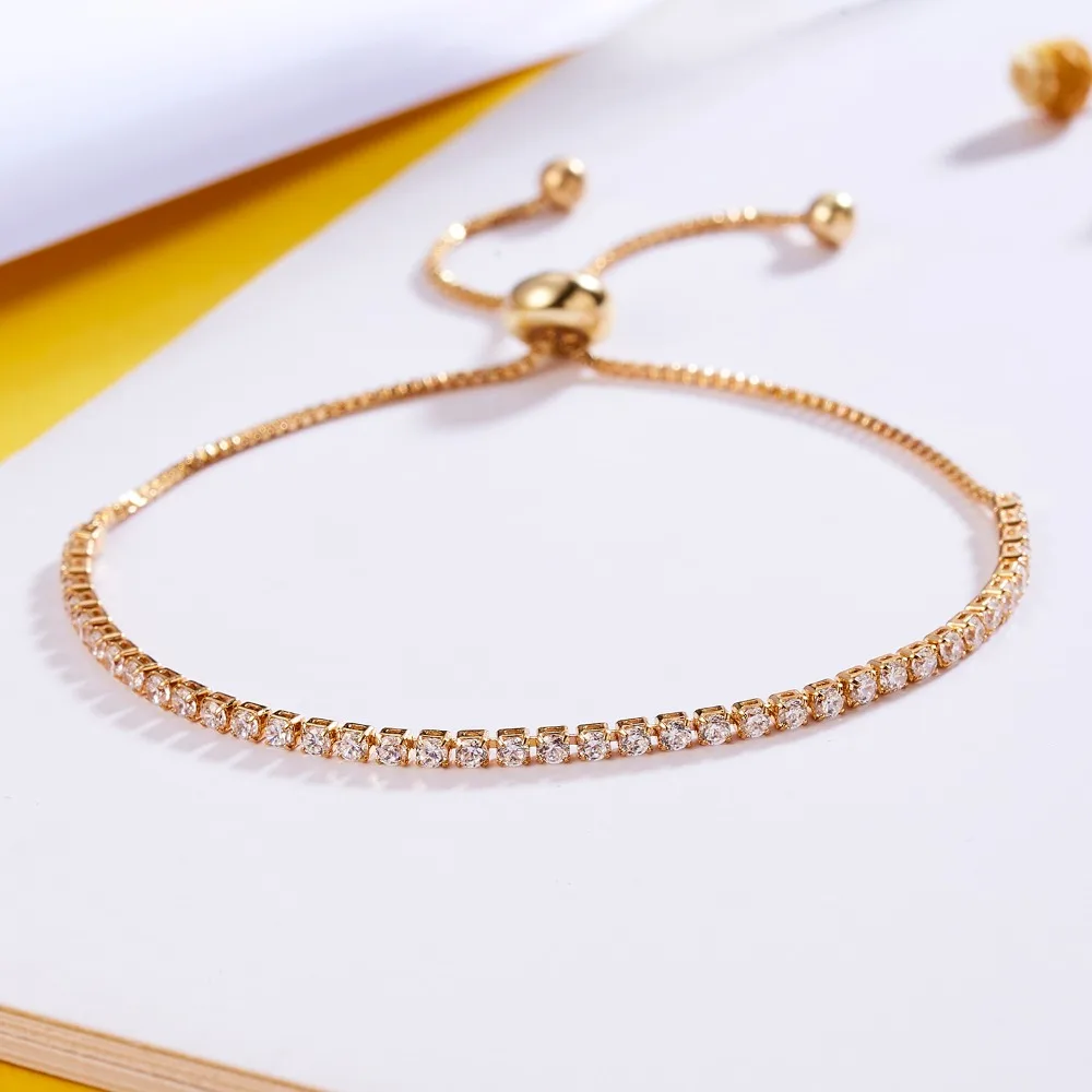 Hot Sale Fashion Luxury Cubic Zircon Women's Bracelets Adjustable Chain For Women Lovers Best Jewelry Gift 9 Colors Aavilable
Hot Sale Fashion Luxury Cubic Zircon Women's Bracelets Adjustable Chain For Women Lovers Best Jewelry Gift 9 Colors Aavilable