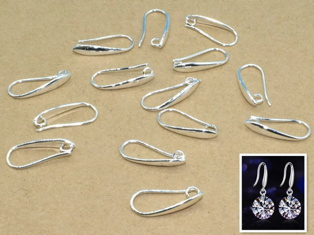 2 color selection 10pcs / lot 925 / K GOLD sterling silver craft earrings found DIY jewelry ear earrings accessories
2 color selection 10pcs / lot 925 / K GOLD sterling silver craft earrings found DIY jewelry ear earrings accessories