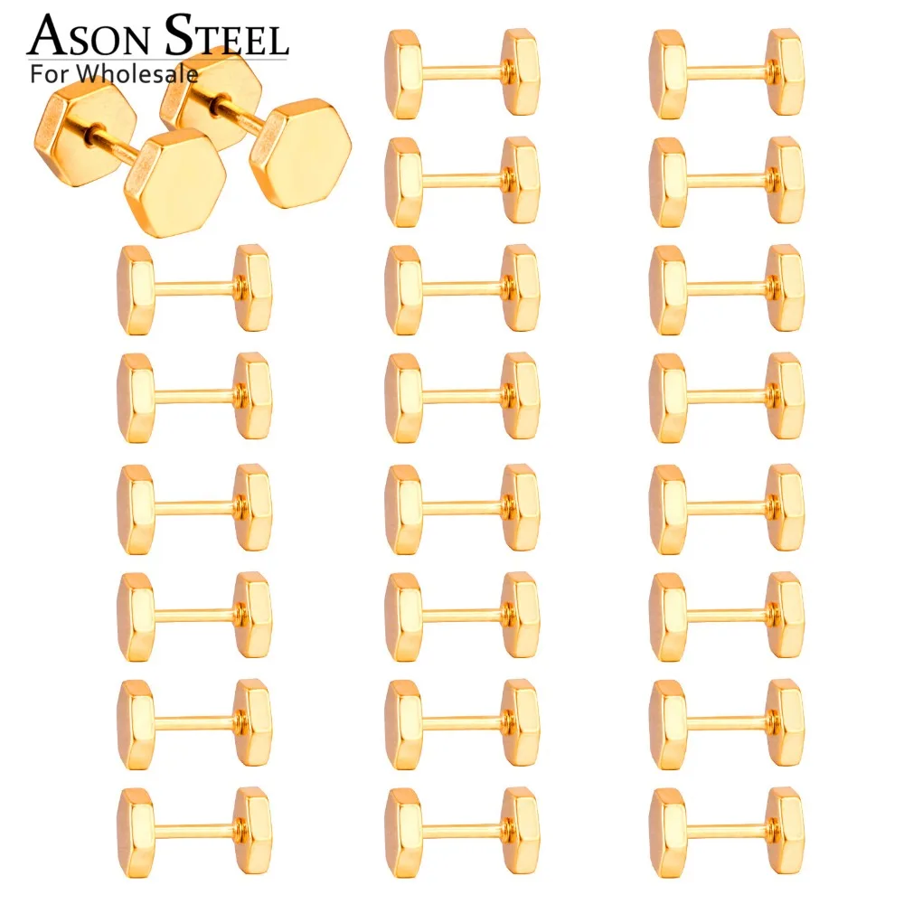 ASONSTEEL, двойные шестигранные серьги-гвоздики, мужские панк серьги, золотые серьги из нержавеющей стали, серьги-гвоздики для женщин, модный по...
ASONSTEEL, двойные шестигранные серьги-гвоздики, мужские панк серьги, золотые серьги из нержавеющей стали, серьги-гвоздики для женщин, модный по...
